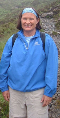 Rachel King on a visit to Scotland